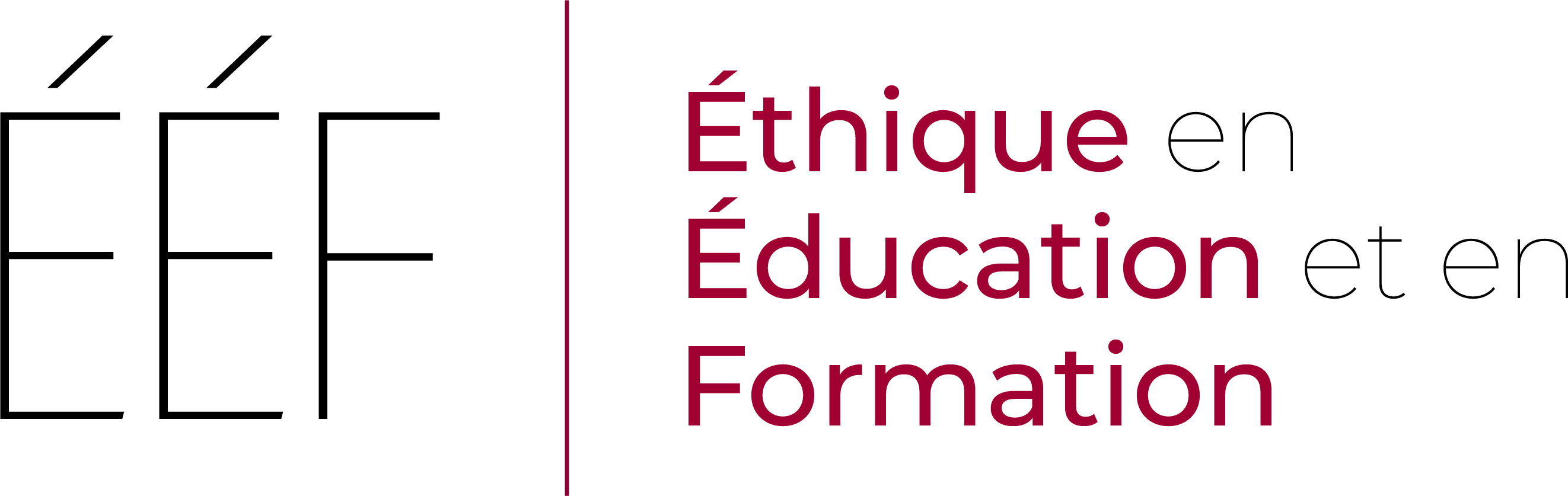 Logo d'Éthique en Éducation et en Formation
